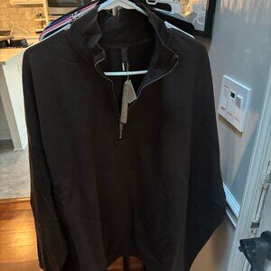 SKIMS Half Zip Fleece – Espresso XL – BNWT – Rare Color